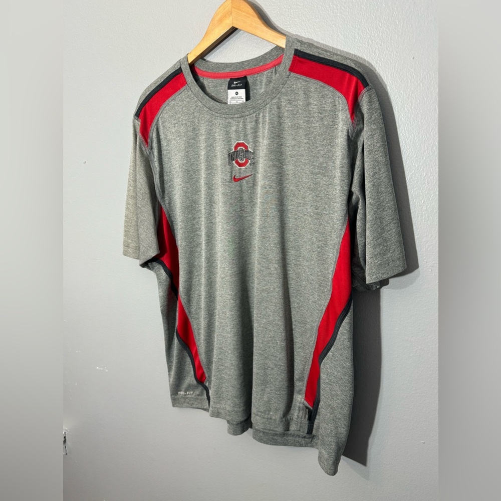 Nike Dri-Fit Ohio State University OSU Buckeyes Embroidered T-Shirt | XL - Picture 3 of 6